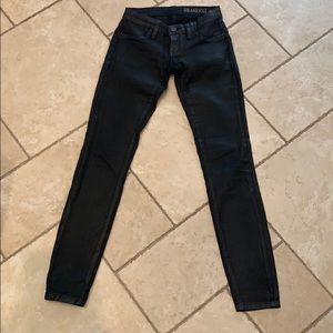 ▪️WOW▪️  leather effect blank jeans